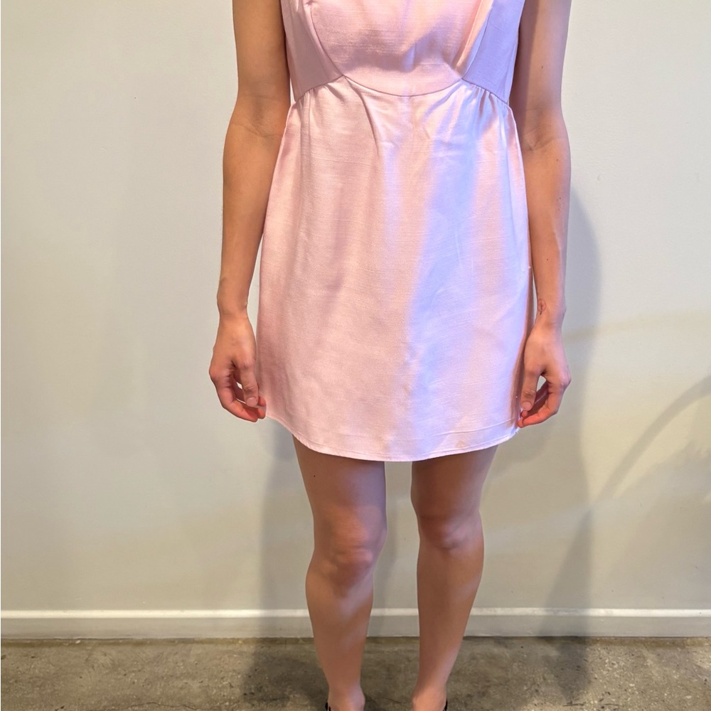 VINTAGE Neiman Marcus Light Pink Mini Dress